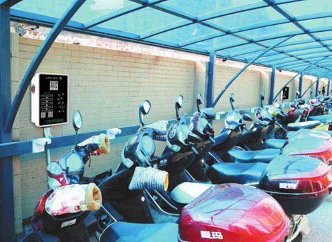 自行車交流充電樁(圖3) 自行車交流充電樁(圖3)