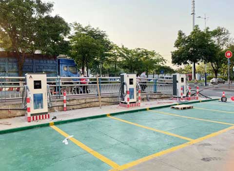 佛山南海三洲村120kw雙槍直流充電站項(xiàng) 佛山南海三洲村120kw雙槍直流充電站項(xiàng)