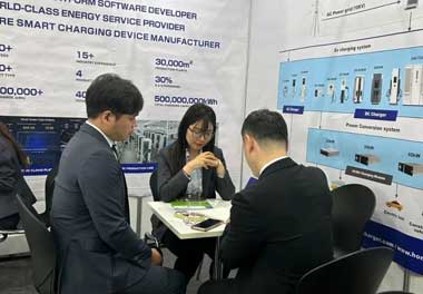 鴻嘉利新能源亮相韓國展會，為全球充電行業貢獻“中國力量”(圖4)